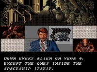 une photo d'Ã©cran de Alien VS Predator (Super Nintendo) sur Nintendo Super Nes